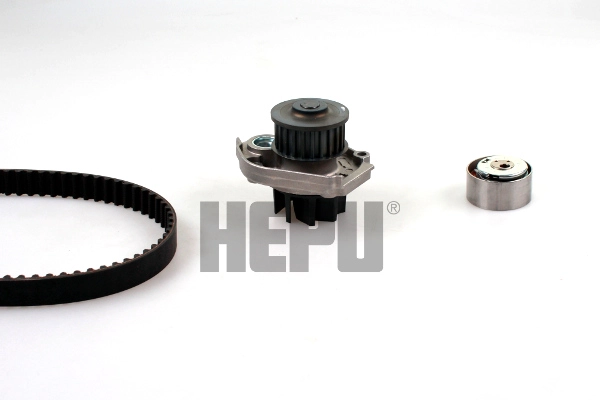 Водяной насос + комплект зубчатого ремня HEPU PK12012