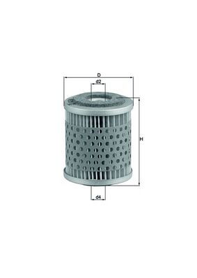 Топливный фильтр MAHLE/KNECHT KX 38