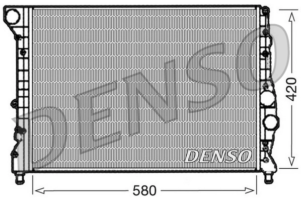 Радиатор охлаждение двигателя DENSO DRM01001