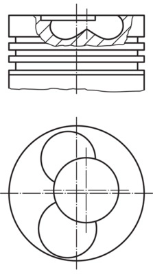 Поршень MAHLE/KNECHT 033 06 02