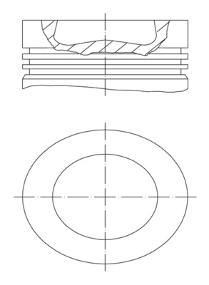 Поршень MAHLE/KNECHT 028 PI 00121 000