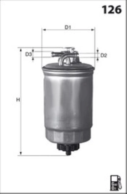 Топливный фильтр MECAFILTER ELG5283