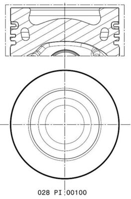 Поршень MAHLE/KNECHT 028 PI 00100 000