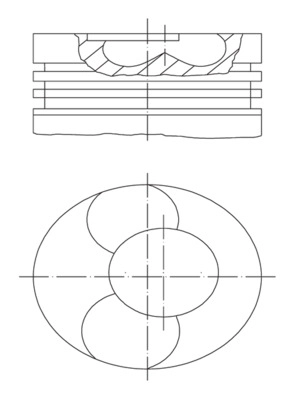 Поршень MAHLE/KNECHT 028 PI 00112 002