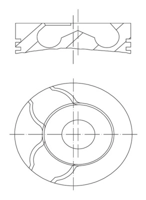 Поршень MAHLE/KNECHT 010 15 00