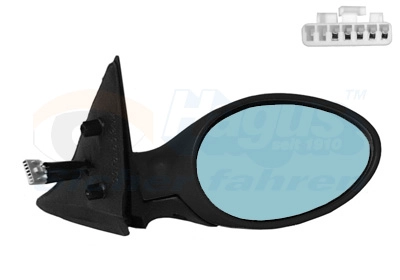 Наружное зеркало hagus VAN WEZEL 0156806