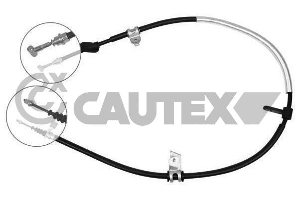 Тросик cтояночный тормоз CAUTEX 019034