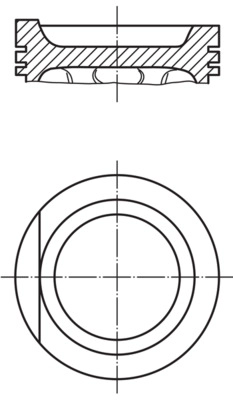 Поршень MAHLE/KNECHT 034 76 02