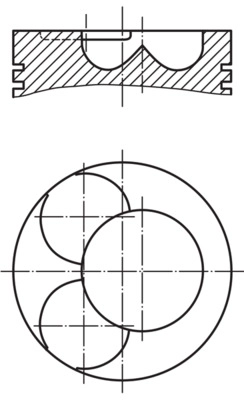 Поршень MAHLE/KNECHT 034 90 00