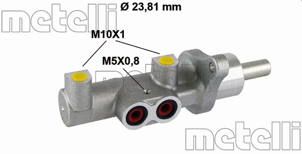 Главный тормозной цилиндр METELLI 05-0804