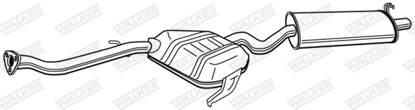 Глушитель выхлопных газов конечный WALKER PRODUCTS 22118