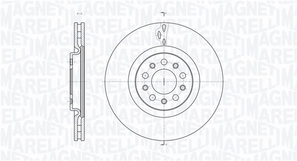 Тормозной диск MAGNETI MARELLI 361302040142