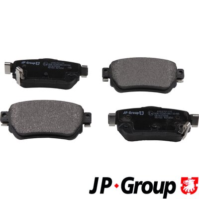 Комплект тормозных колодок дисковый тормоз jp group JP GROUP 4063701110