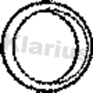 Уплотнительное кольцо труба выхлопного газа KLARIUS 410318
