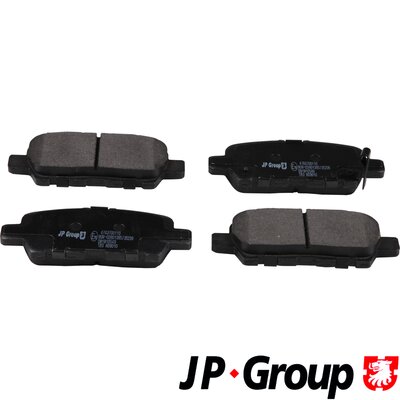 Комплект тормозных колодок дисковый тормоз jp group JP GROUP 4763700110