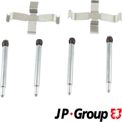 Комплектующие колодки дискового тормоза jp group JP GROUP 4964002510