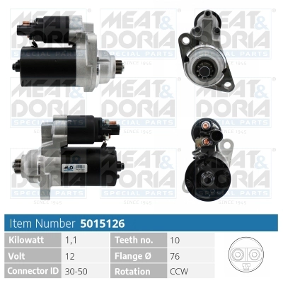 Стартер MEAT & DORIA 5015126