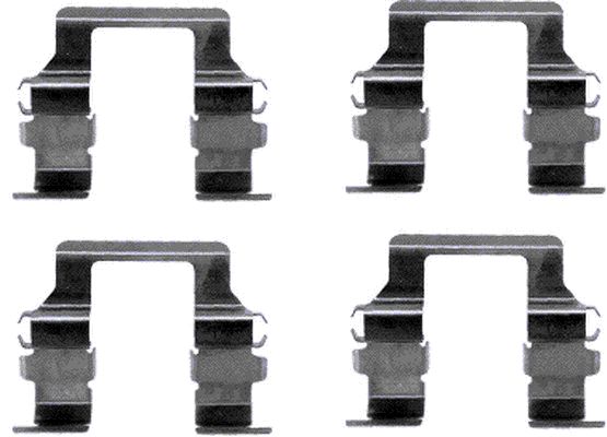 Комплектующие колодки дискового тормоза HELLA/BEHR/PAGID 8DZ 355 204-991