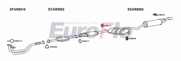 Система выпуска ог EUROFLO AR15520 2001C