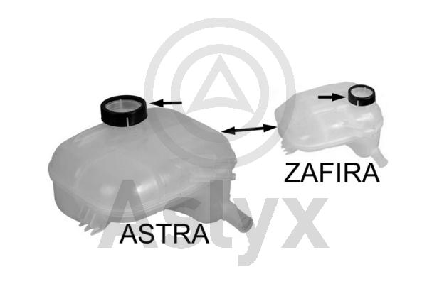 Бачок радиатор ASLYX AS-201629