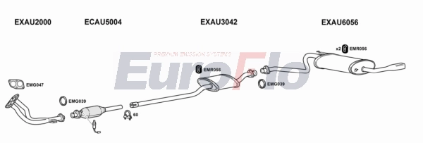 Система выпуска ог EUROFLO AU8020 2006