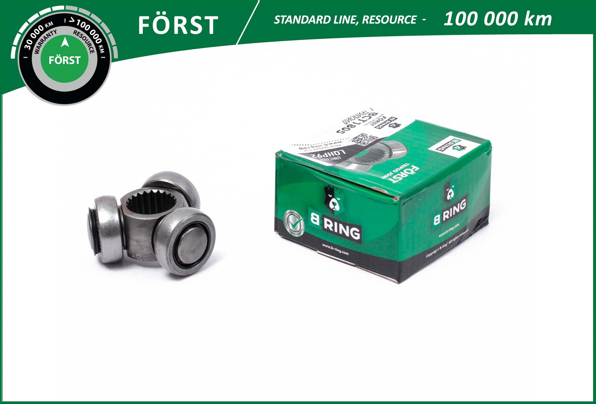Муфта с шипами приводной вал först cv joint imp B-RING BCT1805