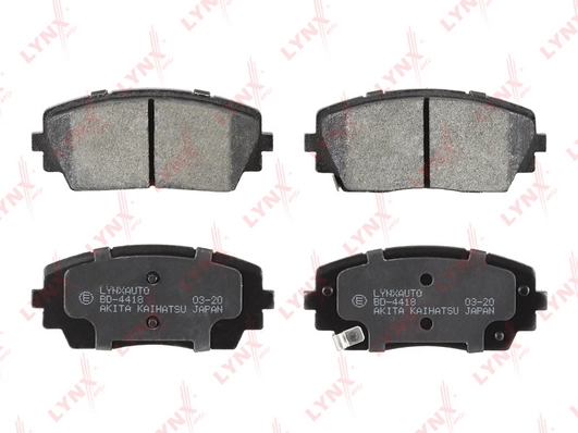 Комплект тормозных колодок дисковый тормоз LYNXAUTO BD-4418
