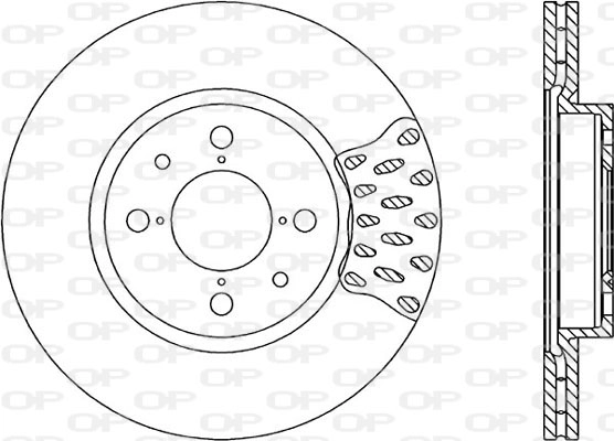 Тормозной диск OPEN PARTS BDA1146.20