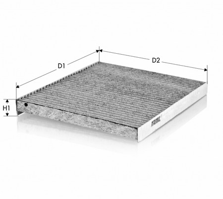 Фильтр воздух во внутренном пространстве TECNECO FILTERS CK200C