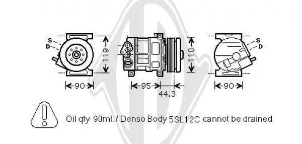 Компрессор кондиционер diederichs climate DIEDERICHS DCK1217