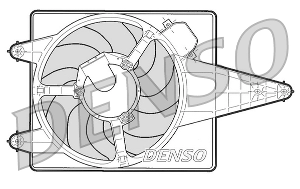 Вентилятор охлаждение двигателя DENSO DER01204