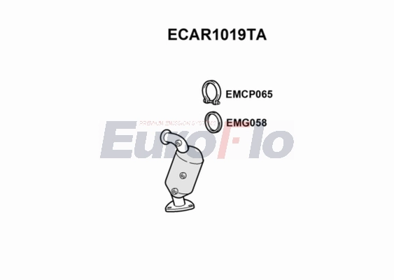 Катализатор EUROFLO ECAR1019TA