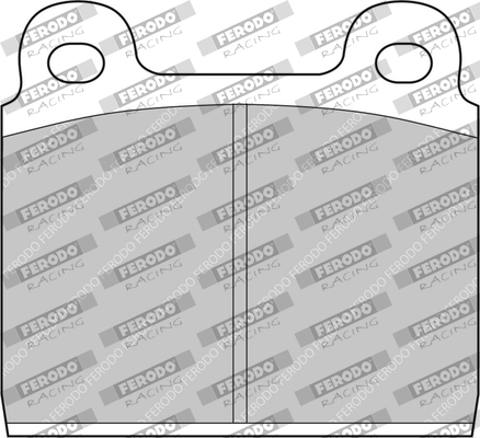 Комплект тормозных колодок дисковый тормоз ds3000 FERODO RACING FCP11R