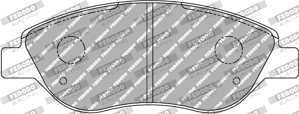 Комплект тормозных колодок дисковый тормоз ds2500 FERODO RACING FCP1468H