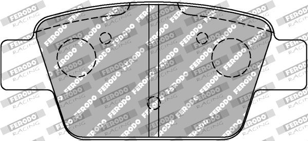Комплект тормозных колодок дисковый тормоз ds3000 FERODO RACING FCP1469R