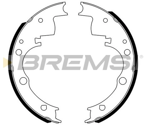 Комплект тормозных колодок BREMSI GF0165