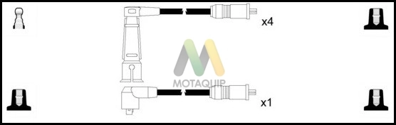Комплект проводов зажигания MOTAQUIP LDRL1285