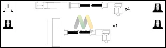 Комплект проводов зажигания MOTAQUIP LDRL1579
