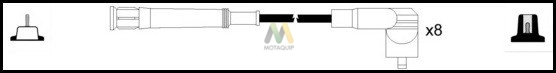 Комплект проводов зажигания MOTAQUIP LDRL1626