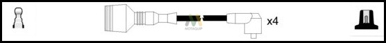 Комплект проводов зажигания MOTAQUIP LDRL1807