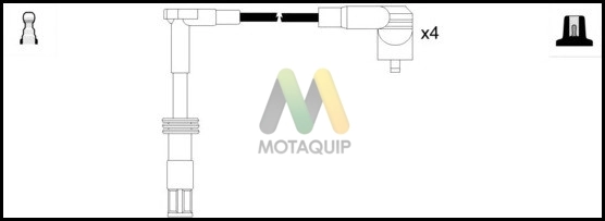 Комплект проводов зажигания MOTAQUIP LDRL811