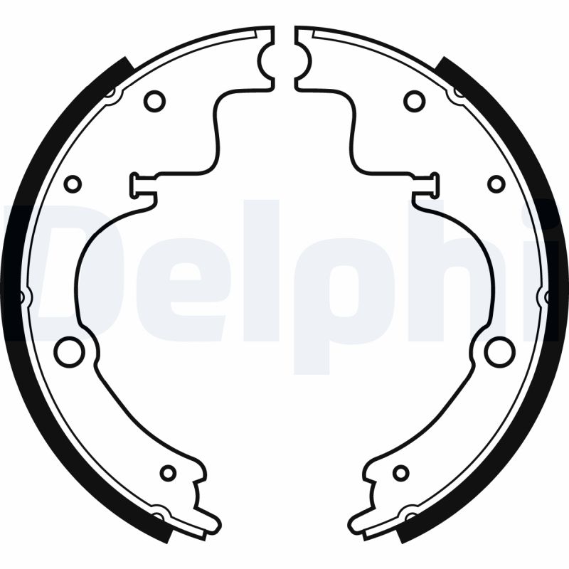 Комплект тормозных колодок DELPHI LS1236