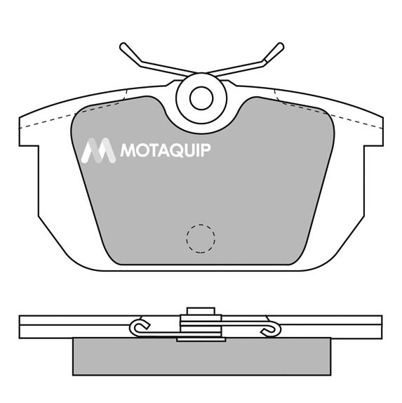 Комплект тормозных колодок дисковый тормоз MOTAQUIP LVXL464