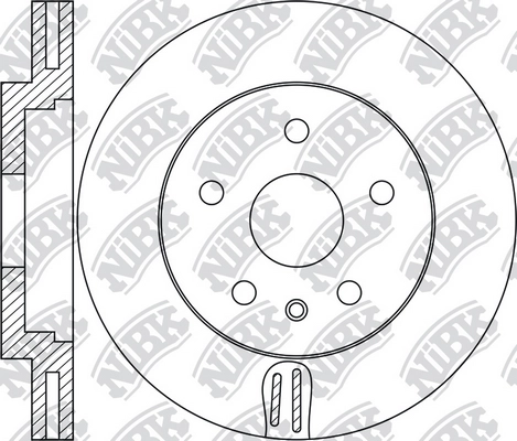 Тормозной диск NIBK RN1736