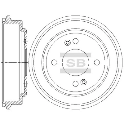 Тормозной барабан HI-Q SD1078