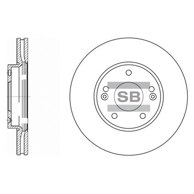Тормозной диск HI-Q SD2002