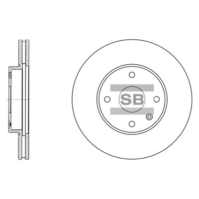 Тормозной диск HI-Q SD3007