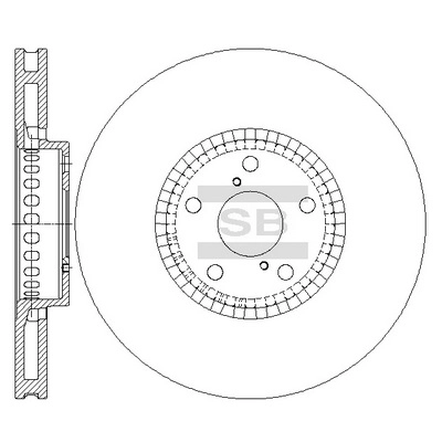 Тормозной диск HI-Q SD4041