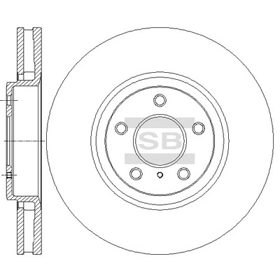 Тормозной диск HI-Q SD4247
