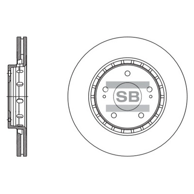 Тормозной диск HI-Q SD4329